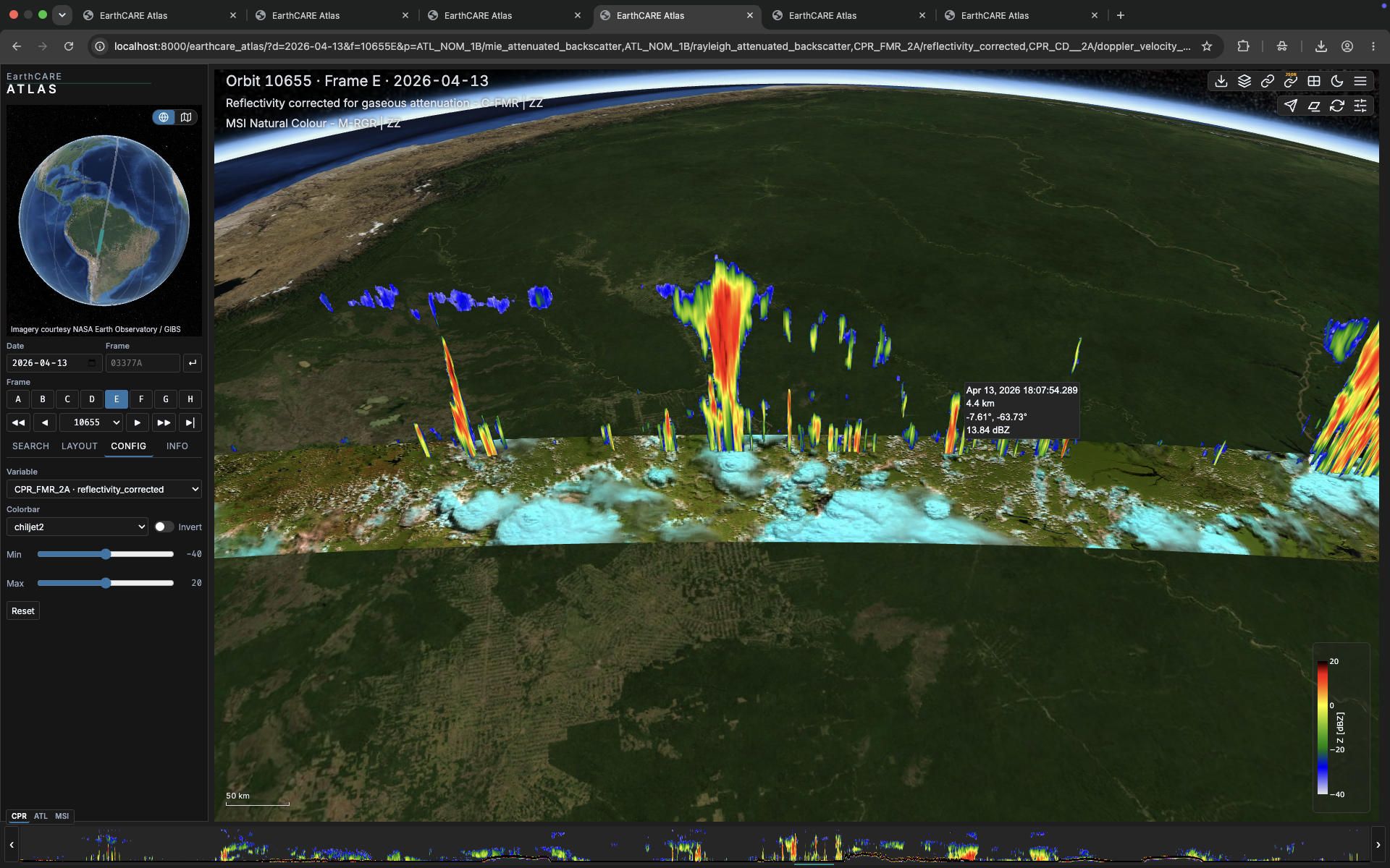 Convection and aerosol above the Amazon rainforest